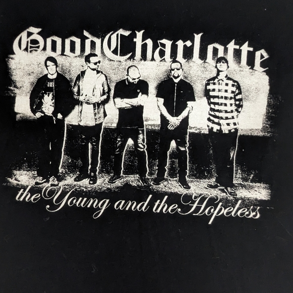 Good Charlotte The Young & The Hopeless Concert Tee with band pic Small - Picture 6 of 6